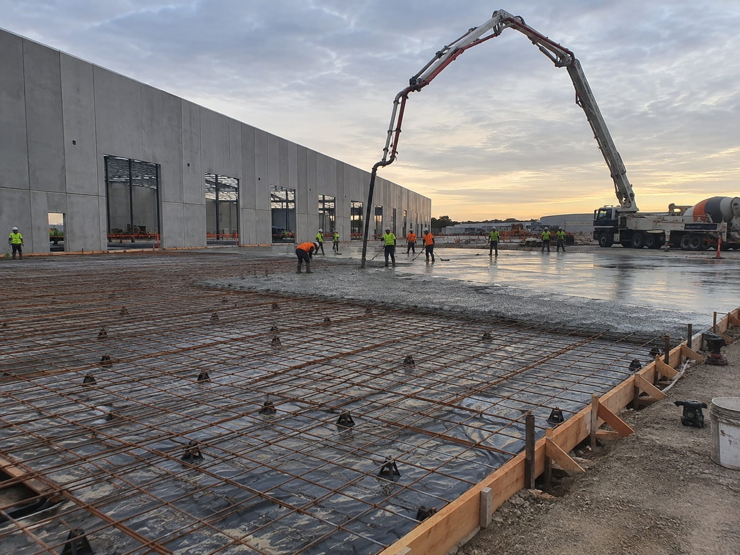 Concrete layers in Hobart