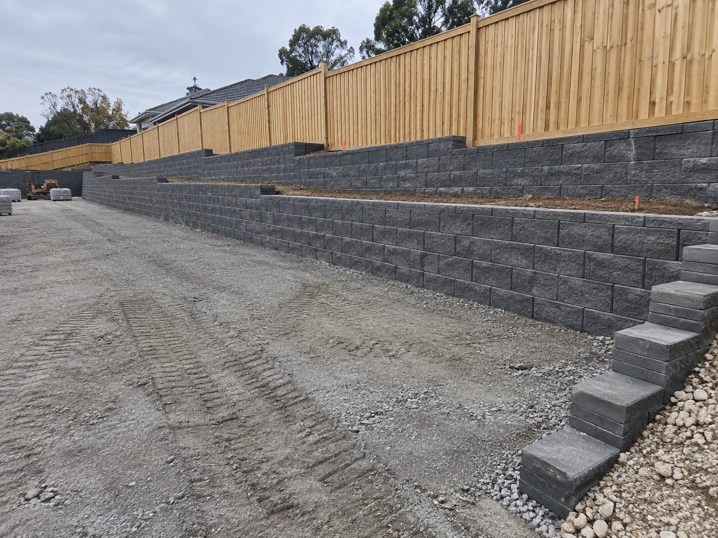 Concrete retaining walls in Hobart
