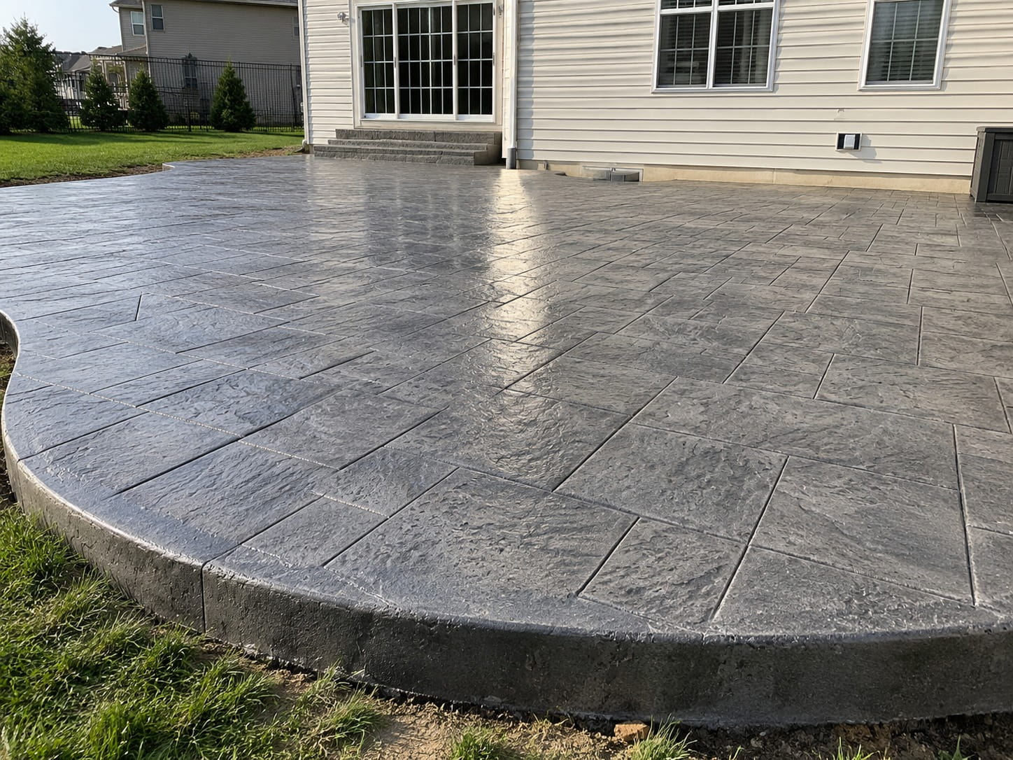 Concrete driveway in Montagu Bay, Hobart